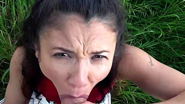 Заплатил деньги бабенке и оттрахал ее в поле