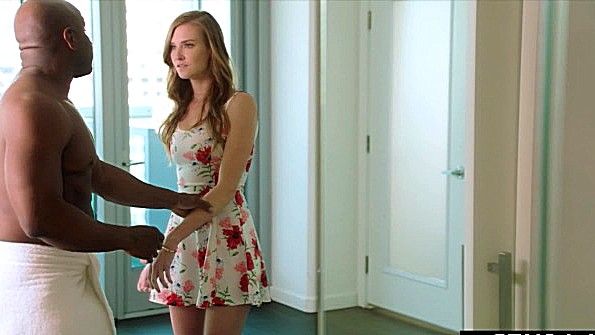 Восхитительная девица жестоко отдается негру