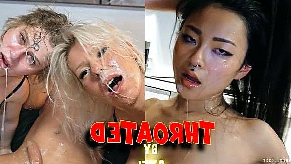 Экстремальная подборка со спермой и мочой на лицах баб