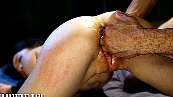 Азиатку очень грубо трахают и унижают этим