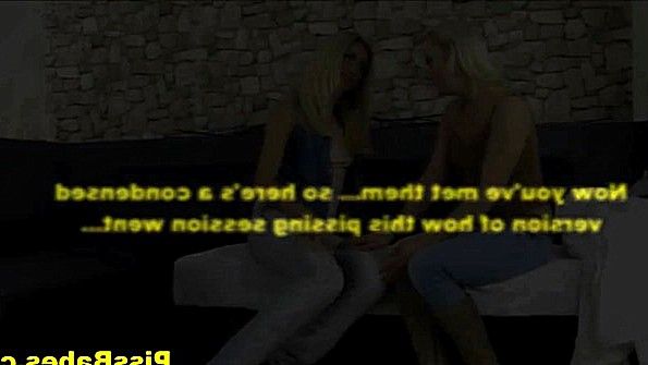 Описалась в джинсах и дала подругам себя ласкать